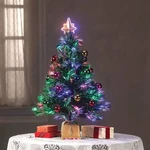 32" Fiber Optic Christmas Tree Star Ornament Led Multicolor Lights Holiday Decor. Fixed Price $72.98.