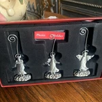 Angel Photo Holders Place Cards - Pewter 4.5 St. Nicholas Square Set Christmas. Fixed Price $9.49.