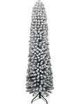 King Of Christmas 9 Foot Flock Artificial Tree. Fixed Price $159.99.