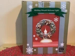 Holiday Wreath Welcome By Alsy Lighting. Fixed Price $31.00.