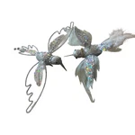 Pair Of Sequin Hummingbirds Ornament Christmas Tree Clip 2-BIRDS. Fixed Price $30.00.