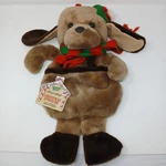 Rennoc Santas Best 3D Brown Dog Christmas Stocking 20" With Pockets. Fixed Price $15.26.