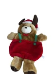 Vintage Pacific Products Ltd 3D Christmas Stocking Dog Plush Santa Hat 22. Fixed Price $20.60.