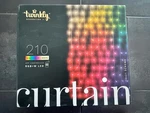 Twinkly Christmas Curtain Lights Gen 210 Rgb+w Leds App-controlled. Fixed Price $77.00.