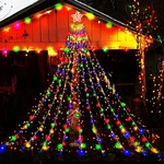 Outdoor Christmas Decorations: 12.6FT 350LED Waterfall Lights 8 Modes. Fixed Price $40.68.