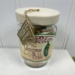 Roman, Inc. The Christmas Pickle Glass Ornament Jar Green Hanging Decorative. Fixed Price $19.99.