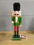 Northlight 14" Wood Green Red Gold Christmas Nutcracker Soldier Description. Fixed Price $38.32.