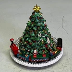 Raz Imports Animated Musical Tree W/ Train Christmas Decor 6.25" 3871351. Fixed Price $35.84.