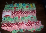 4 Nos The Pioneer Woman Green Floral Ruffle Christmas Holiday Stocking 20" A1. Fixed Price $44.99.