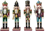 Wooden Nutcracker Ornaments Christmas Decoration Figures Set Puppet Home Deco.... Fixed Price $89.00.
