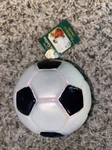 Old World Christmas Glass Blown Ornament, Soccer Ball (#44012) New With Tag. Fixed Price $15.00.