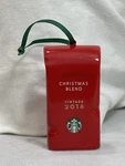 Ln 2016 Starbucks Ornament Christmas Blend Rare Sumatra Coffee Bag Sack Tree. Fixed Price $11.99.