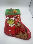 Merry Grinchmas Christmas Stocking 17 Embroided New!. Fixed Price $17.95.