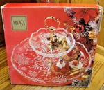 Mikasa 2-TIER 10" Server-snowflake 960/344 Nib-made Germany-christmas 892. Fixed Price $49.99.