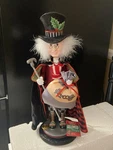 New Kurt Adler Hollywood 17" Ebenezer Scrooge Christmas Nutcracker HA0615 Mib. Fixed Price $95.00.