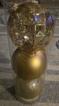 Darice Jumbo 6" Christmas Balls, Ornaments, Gold, 3 Pack, Decoration. Fixed Price $24.99.