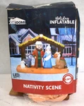 Joiedomi Christmas Inflatable Illuminated 6.5 Ft Nativity Scene Indoor Outdoor. Fixed Price $69.99.