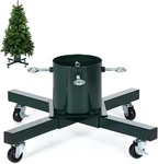 Christmas Tree Stand With Swivel Caster Wheels Up To 8FT Artificial Bas.... Fixed Price $91.99.