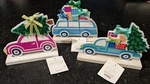 Wondershop By Target Christmas Decor, Set 3 Car Truck Van Hauling New. Fixed Price $13.96.