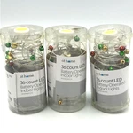 Wire Led Light Bells Garland 36 Count 13FT Indoor Warm White Tested Wk At Home. Fixed Price $25.49.