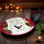 Nfl Houston Texans Cookies For Santa Gift Set Mug Plate With Letter 2. Fixed Price $24.99.