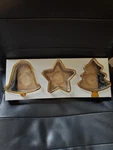 Indiana Glass "holiday Gold" 3 Pc. Party Set Bowls. Fixed Price $15.72.