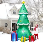 Drofely 8FT Inflatable Christmas Tree Decoration For Outdoor Led Lights Mixed. Fixed Price $63.34.