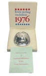 Towle Sterling Silver Annual 1976 Medallion Ornament 6TH Series Liberty Bell. Fixed Price $85.00.