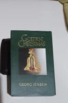 2001 Georg Jensen Christmas Holiday Golden Ornament Bell With Poinsettia W/box. Fixed Price $40.69.