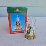 Kurt Adler Nativity Glass Dome Ornament 4.75" Christmas Holy Family Vintage. Fixed Price $11.99.