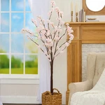 4FT Lighted Cherry Blossom Tree Stand Led Lights Indoor Patio Porch Home Decor. Fixed Price $59.98.