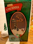 Vintage 1999 Mr Christmas Flying Reindeer Snowman. Fixed Price $21.98.