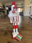 Hollywood Nutcrackers Kurt Adler Peppermint Design 15. Fixed Price $60.00.