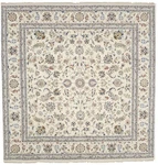 8X8 Handmade Indo-nain Oriental Square Rug Floral Traditional Home Carpet. Fixed Price $2044.00.