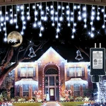 66FT Led Christmas Lights Outdoor Decorations, 8 Lighting Modes With Timer Me.... Fixed Price $59.62.