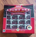 Vtg Farmall Light Set Case Ih Red Tractor Indoor Outdoor Decorative 20 Pc. Fixed Price $29.99.