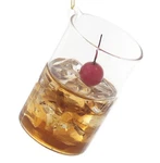 Cody Foster Whisky On Rocks - Christmas Cocktail Drink Glass Ornament 3 1/2 I.... Fixed Price $41.85.
