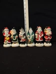 Vintage Christmas Ceramic Santa Of The World Figurines Set 6 (lot 3987). Fixed Price $50.00.