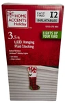 Home Accents Holiday Led Lights Stocking Inflatable Christmas Outdoor Yard Decor. Fixed Price $24.99.
