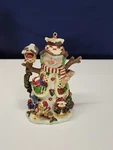 Snowman And Friends Christmas Tree Resin Ornament Decoration. Fixed Price $22.52.