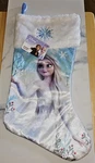 Brand New Disney Frozen Elsa Velour 18" Christmas Stocking Snowflakes Light Blue. Fixed Price $12.99.