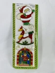 Christmas Suncatcher Resin Snowman Train Lantern Set Of 3 New Old Stock Vintage. Fixed Price $14.95.