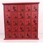 Advent Calendar Birchwood Chalet 2009 Target China 11 1/2X 3/4 Christmas. Fixed Price $35.99.