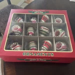 Christopher Radko Glass Christmas Ornaments Indent Lanterns Bell Shiny Brite New. Fixed Price $34.99.