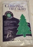 Sparkl-tex Glittering Christmas Tree Skirt Buffalo Snow 58" Diameter Retro Og. Fixed Price $10.00.