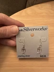Belk Silverworks Sterling Religious Fish Dangle Hook Earrings, Shape. Fixed Price $17.00.