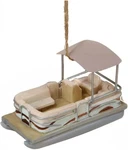 Pontoon Boat Christmas Tree Ornament A0581. Fixed Price $31.99.