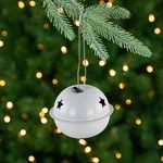 Northlight Stars And Snowflakes Christmas Jingle Bell Ornaments - 1.5" White. Fixed Price $20.49.