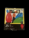 Nib Ceramic C9 String Lights - Multicolored (25 Count) Christmas Green Wire. Fixed Price $21.21.