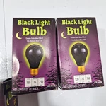 Fun World Black Light 75W Enclosed Fixture Set Of 2 Bulbs. Fixed Price $12.99.